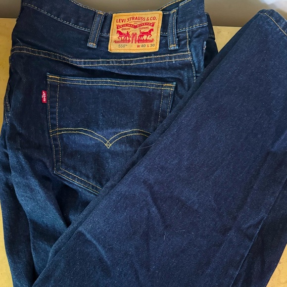Levi's Other - Levi's 550 Men's Dark Blue Straight Jeans 40x30